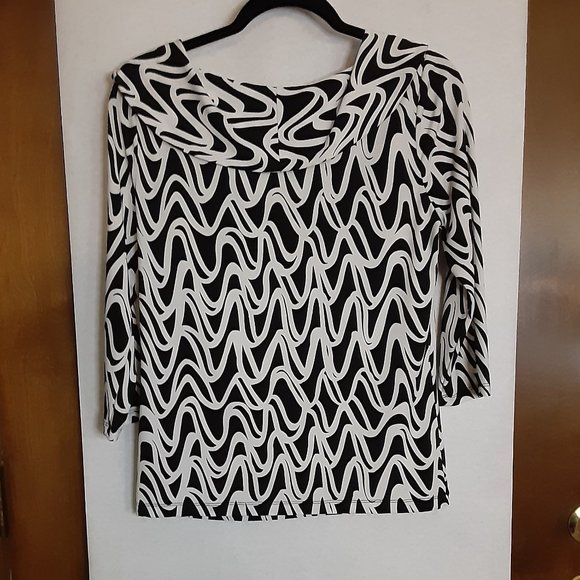 RAFAELLA/JERSEY BLOUSE/MEDIUM - Picture 4 of 9